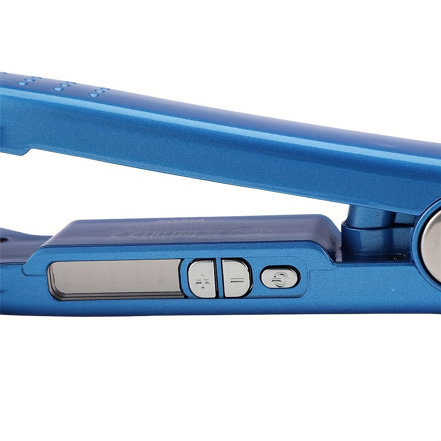 Titanium Professional Hair Straightener - High Temperature 470F Fast Heating with Wide Ceramic Plates for Salon-Quality Styling - Durable, Long-Lasting, and Easy to Use