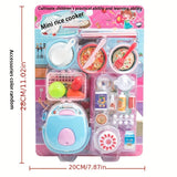 Children Play Every Family Toy Series Supermarket Checkout Cute Pet Life House Mini Rice Cooker Variety Of Options Halloween Christmas Gift