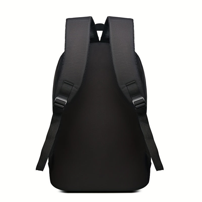 School Bag Male Junior High School Campus Simple Korean Version Of Fashionable Backpack Leisure Backpack Male Computer Bag [Zipper Direction Random]