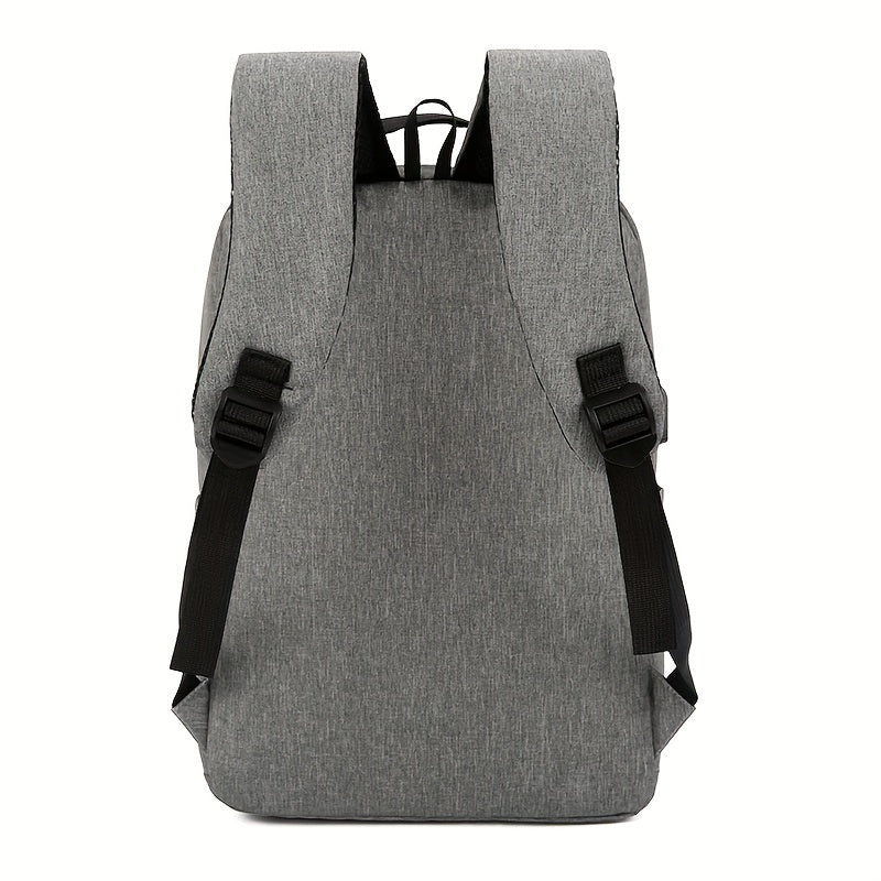 Korean Fashion Three-piece Set of Large-capacity Backpack, Simple and Trendy Backpack, Multifunctional School Bag for Men