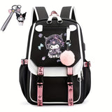 Hello Kitty Kurumi Cute Laptop Backpack Women Travel Hiking Backpack Men Large Cartoon School Bag 18 Inch