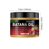 2pcs Honduras Batana Hair Oil, pure cold-pressed extract, unrefined, moisturizes the scalp and hair, strengthens hair, prevents breakage and split ends, enhances shine, suitable for dry, damaged hair, suitable for all hair ty