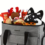 Travel Bag for Pets, a Weekend Travel Set for Dogs And Cats, Airline-Approved Tote Bag with Storage, Featuring Multiple Pockets, 2 Pet Food Containers, And 2 Collapsible Silicone Bowls.