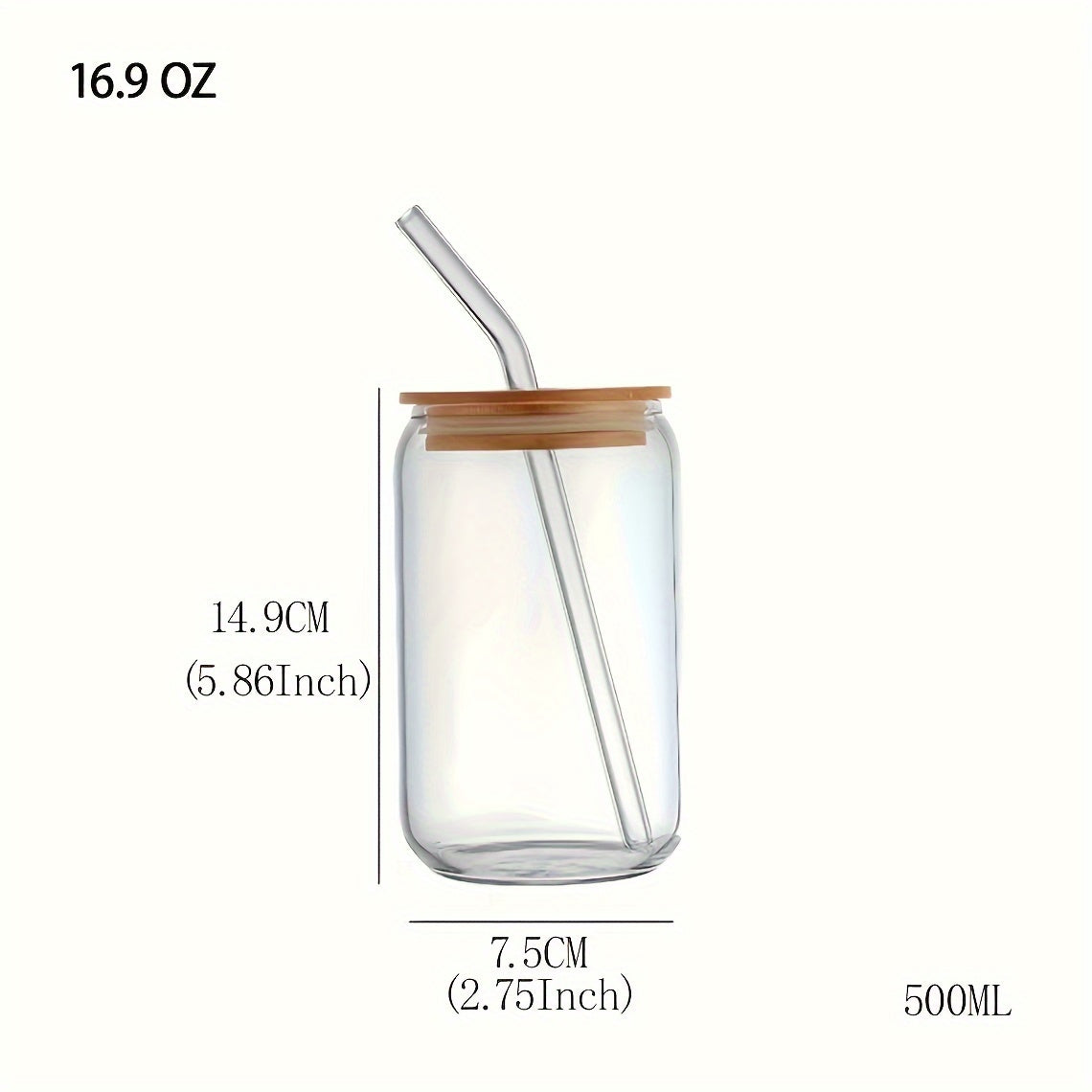 1pc, Witches Brew Drinking Glass With Lid And Straw, Can Shaped Water Cup, Iced Coffee Cup, For Tea, Juice, Milk, Birthday Gifts, Drinkware