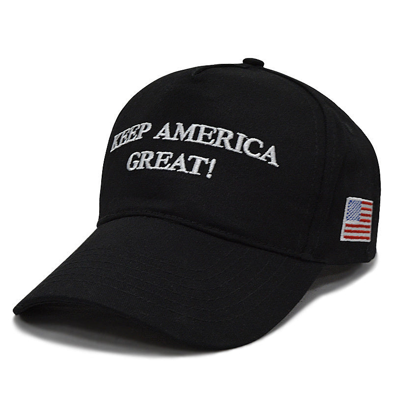 Make America Great Again Outdoor Peaked Cap Adjustable Simple Embroidery English Baseball Cap