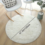 1pc Luxurious Shaggy Rug - Ultra-Soft, Non-Slip, Water-Resistant for Home Comfort - Ideal for Bedroom, Living Room, Nursery & Dorm Decor (4x4)