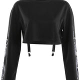 Women Long Sleeve Crop Tops Chinese Dragon Print O Neck Punk T-Shirt Girls Fashion Casual Hip Hop Pullover