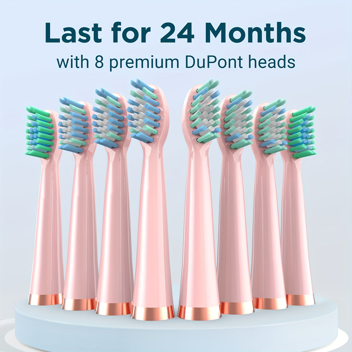 [Sonic Electric Toothbrush] 8 Brush Heads Electric Toothbrush For Adults - Sonic Electric Toothbrush With Deep Clean 5 Modes - Rechargeable Toothbrushes Fast Charge 3 Hours Last 120 Days