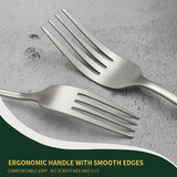 40/60pcs Stainless Steel Silverware Set, Western Food Utensils, Dinner, Supplies Including Knives, Forks, Spoons, Restaurants, Hotels, Family Birthday, Wedding, Outdoor Events, Independence Day, Christmas Party Gifts, Can Be