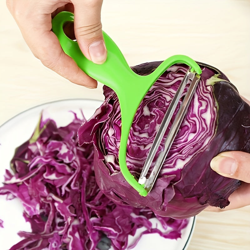 Cabbage Shredder Slicer Peeler, Large Size, Vegetable Cutter for Purple Cabbage, Lettuce, Wide Mouth Peeling Knife, Food Contact Safe