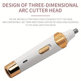 4-in-1 Women's Electric Razor - Wet & Dry Hair Remover For Pubic Hair, Eyebrow, Nose, Face, Legs, Underarms - Portable Bikini Trimmer - Rechargeable & Cordless - Gentle & Effective Hair Shaving
