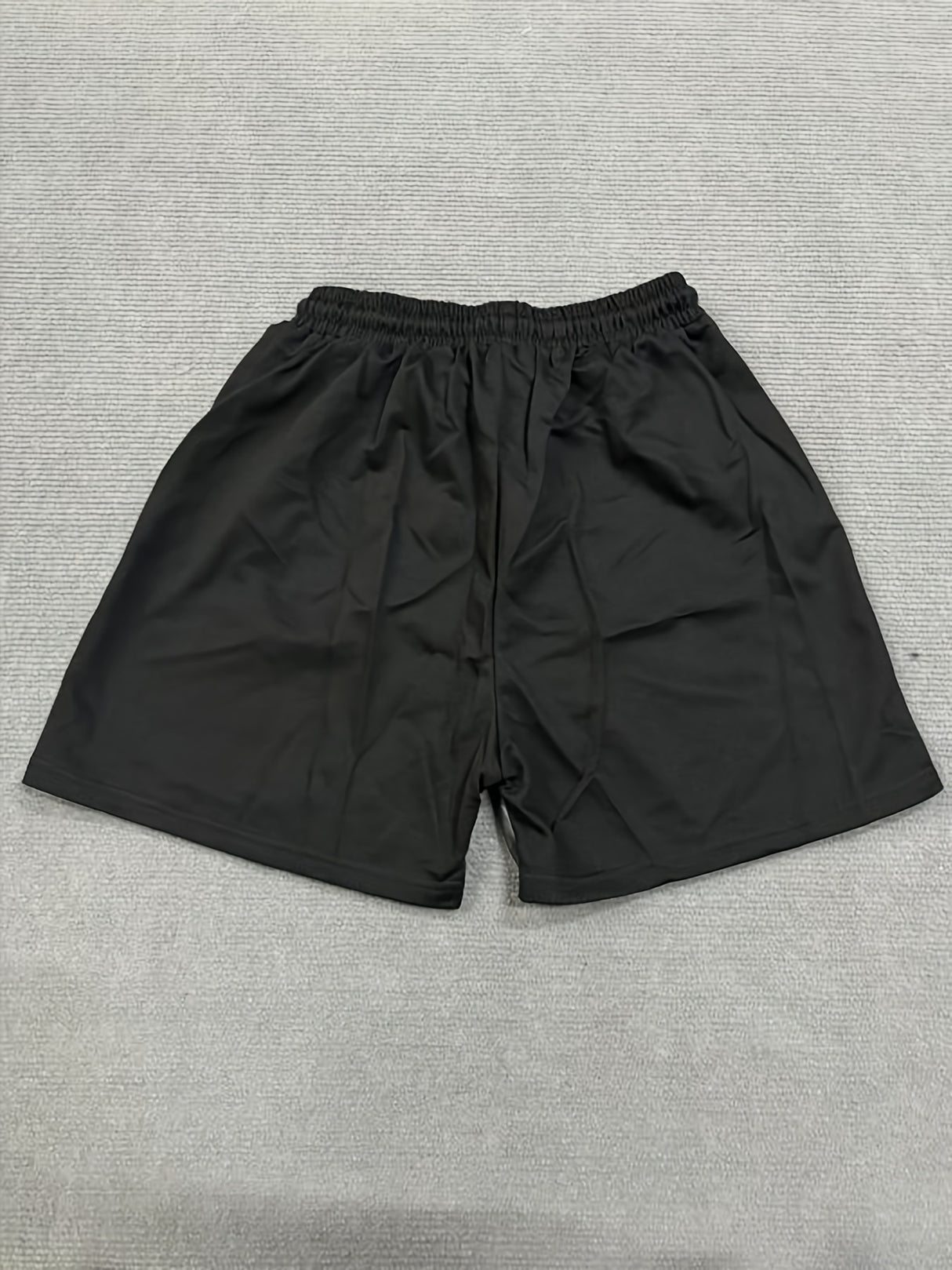 Casual Retro Hip Hop Print Drawstring Shorts for Men & Women - Y2K-Inspired Cotton Blend, Machine Washable, Streetwear Fashion