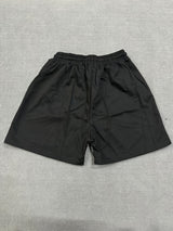 Casual Retro Hip Hop Print Drawstring Shorts for Men & Women - Y2K-Inspired Cotton Blend, Machine Washable, Streetwear Fashion