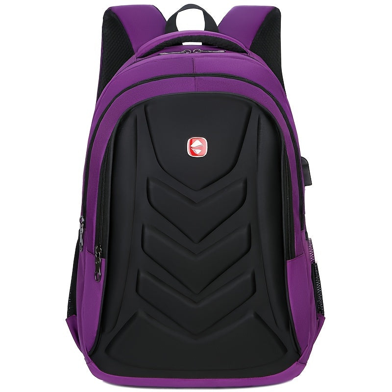 1pc New Shell Business Backpack Casual Men's Computer Bag Travel Backpack Student School Bag, Ideal choice for Gifts, School bags, Valentines Gifts