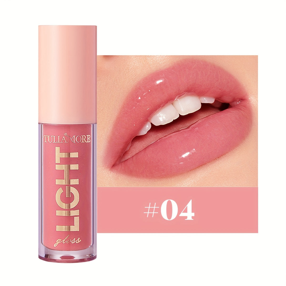 12 Colors Pearlescent Moisturizing Lip Gloss - Lustrous Mirror Nude Lip Stain with Natural Lip Oil for Valentine's Day Gifts
