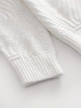 Stylish Thermal Knit Sweater for Men - Soft Long Sleeve Pullover Tops with Button Detail and Small Stand Collar - Perfect for Casual Wear and Layering