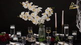 175PCS Clear and Gold Plastic Plates - Gold Disposable Plates Pre Rolled Napkins with Plastic Cutlery for 25 Guests, 50Plates, 75 Gold Plastic Silverware, 25Cups, 25Napkins for Wedding&Party