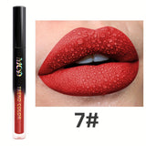 1pc, Non-Sticky Lasting Lip Glaze, Matte Lip Mud, High Pigment Liquid Lipsticks Lip Gloss, Ideal Mardi Gras Festival Party Makeup, With Black Green Blue White Glossy Pink Highlighter Rose Brown Purple Tones