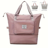 Travel Storage Zipper Handbag, Large Capacity Luggage Bag, Gym Bag, Portable Versatile Bag