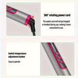 Multifunction 5 In 1 Curling Iron Set, Heat Resistant Gloves And 3 Tubes Hair Curler And Hair Straightener Brush For Girls, 60 Minutes Automatic Power And Intelligent-Temperature Control Curling Iron, Fast Heating Hair Wand C
