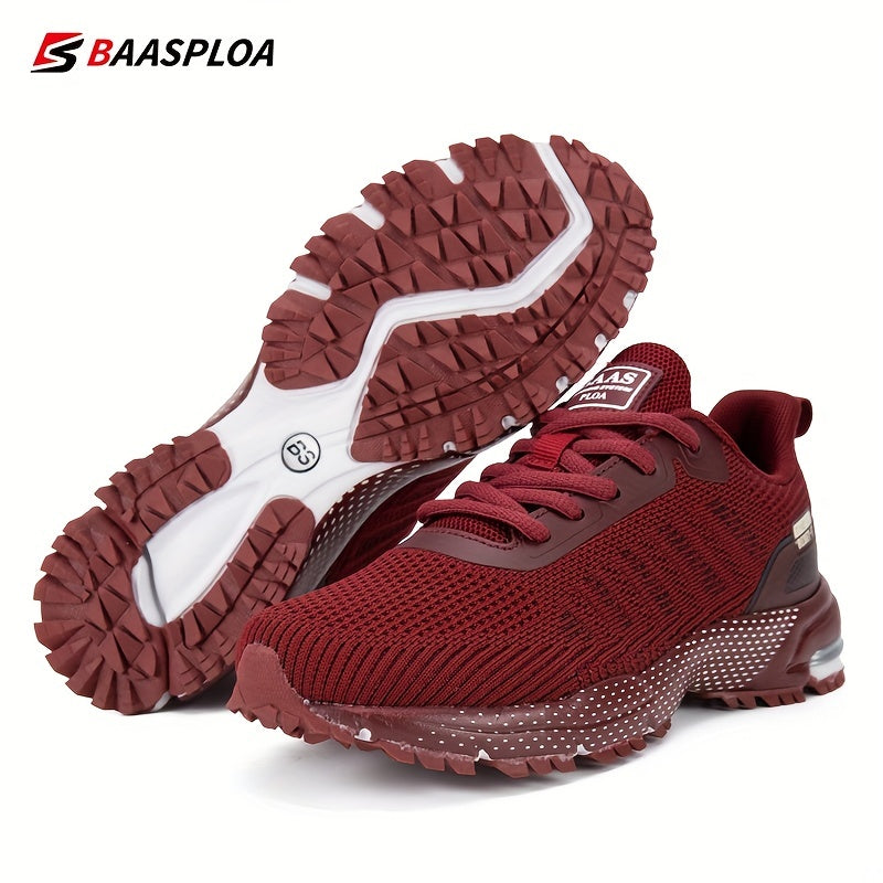 Baasploa Women's Non-slip Running Shoes, Breathable Trail Running Shoes, Lightweight Marathon Running Shoes, Women's Footwear