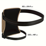 Fashion Waist Pack with Multiple Pockets, Solid Color Non-Waterproof Polyamide Belt Bag with Adjustable Strap, Zippered Hip Bum Bag for Business Casual, Travel, Hiking - Valentine's Day to Mother's Day Gift