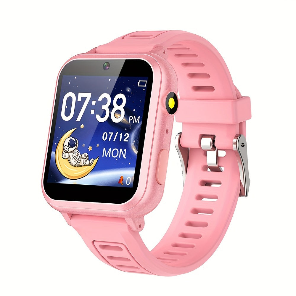Teenagers Game Smart Watch With 24 Puzzle Games, HD Touch Screen Camera, Music Player, Pedometer Alarm Clock, Calculator Flashlight 12/24 Hr Students Watches, Gift For Boys Girls, Fitness Tracker Watch