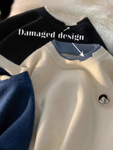 Japanese-Style Two-Piece Sweater for Men, Knitted for Autumn And Winter, Suitable As an Inner Layer for Winter Wear.