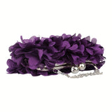 Luxury Floral Embroidered Clutch Handbag - Stylish Evening Purse for Weddings, Banquets & Proms - Compact, Magnetic Closure, Perfect Glam Accessory for Brides & Fashionistas