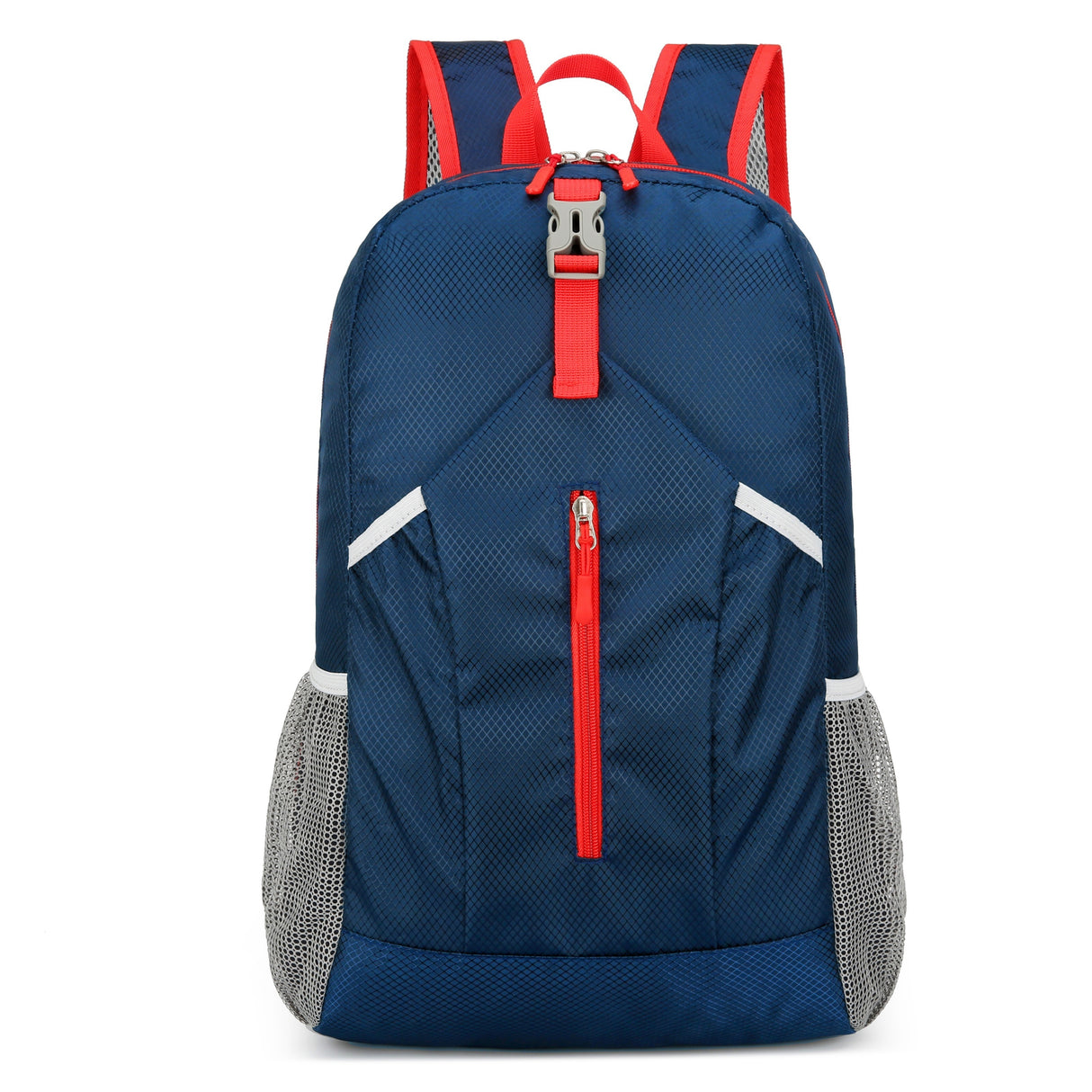 25L Foldable Outdoor Sports Backpack, Waterproof Mountaineering Hiking Travel Daypack, Color Contrast School Bag