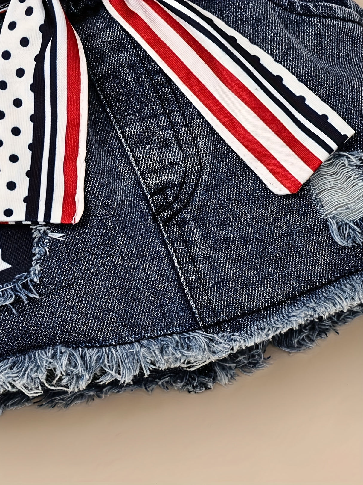 My 1st 4th of July Baby Girl Clothes Newborn Independence Day Outfits Infant Ruffle Romper + Short Jean Skirt + Headband 0-18 Months, for Outdoor