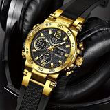 Casual Men's Watch With Multiple Color Choices Multi-Functional Chronograph Watches. Suitable For Outdoor Camping