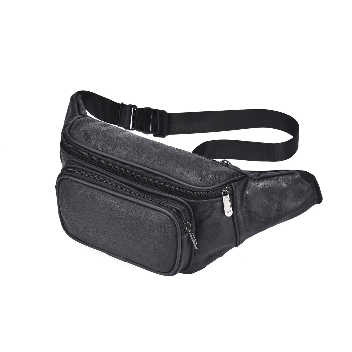 Stylish Waist Bag Genuine Leather Top Layer Cowhide Classic Belt Bag For Men Women, Sports Casual Fanny Pack, Business Cash Bag