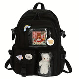 Laptop Backpacks 15.6 Inch School Bag College Backpack Large Travel Daypack Kawaii Bookbags for Teens Girls Women Students