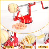 1pc, OOKUU Apple Peeler Corer 3 In 1 Apple Peeler Slicer Corer With Powerful Suction Base And Stainless Steel Blades