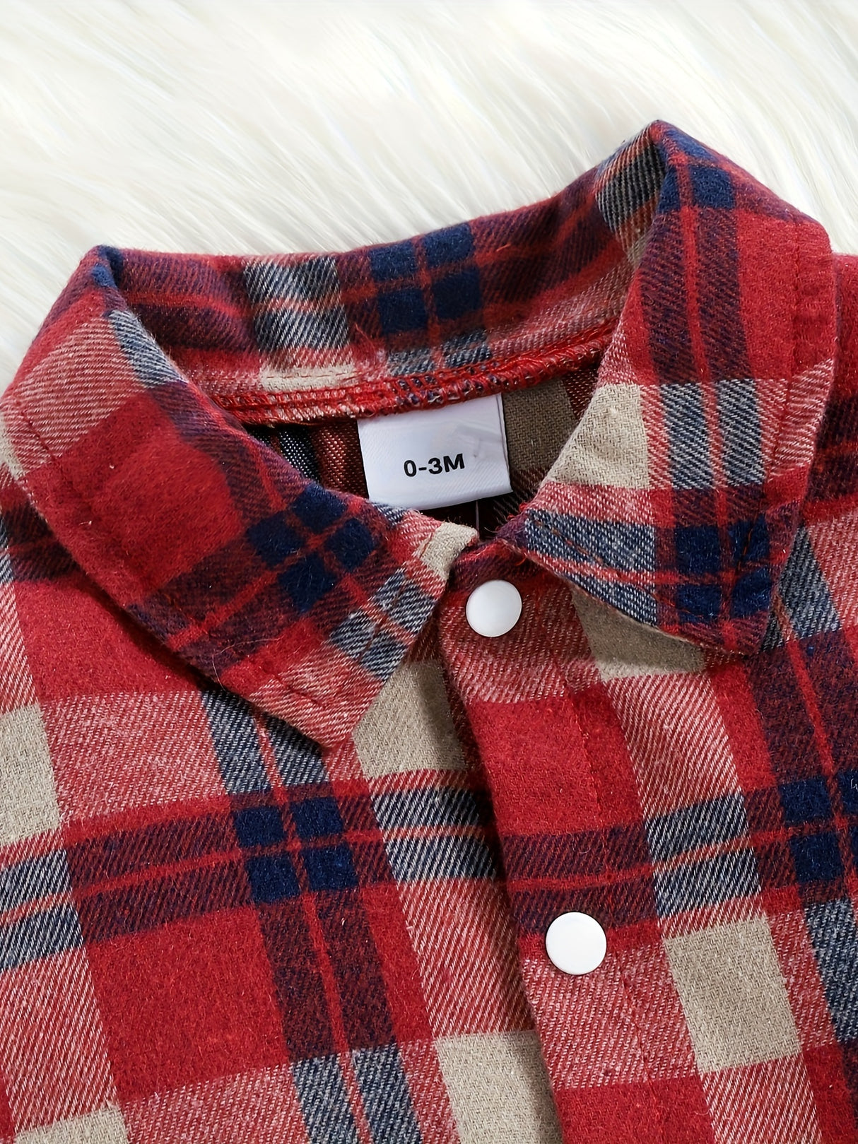 Baby Boy Clothes Infant Outfits Long Sleeve Plaid Bodysuit Romper + Jeans Overalls Jumpsuit Pants Sets 0-18 Months