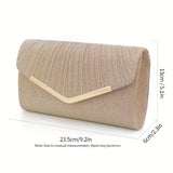 [For Dance Parties Sparkling Clutch] Women's Evening Clutch Bag, Sparkling Handbag For Dance Parties, Weddings, Cocktail Parties, Luxurious Wallet Clutch Bag, Sparkling Handbag For Banquets, And Shoulder Bags