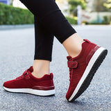 Women's Breathable Mesh Running Shoes - Lightweight, Non-Slip Sole for Casual & Walking, Fashionable Solid Color, Soft Bottom, New Model