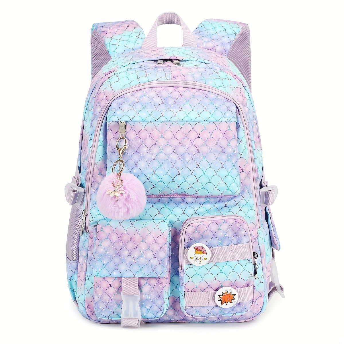 Girls Backpack, 15.6 Inch Laptop School Bag Large Primary Elementary Middle College Bookbags Kids Backpacks for Teens Girls Women Students Anti Theft Travel Daypack