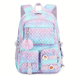 Girls Backpack, 15.6 Inch Laptop School Bag Large Primary Elementary Middle College Bookbags Kids Backpacks for Teens Girls Women Students Anti Theft Travel Daypack
