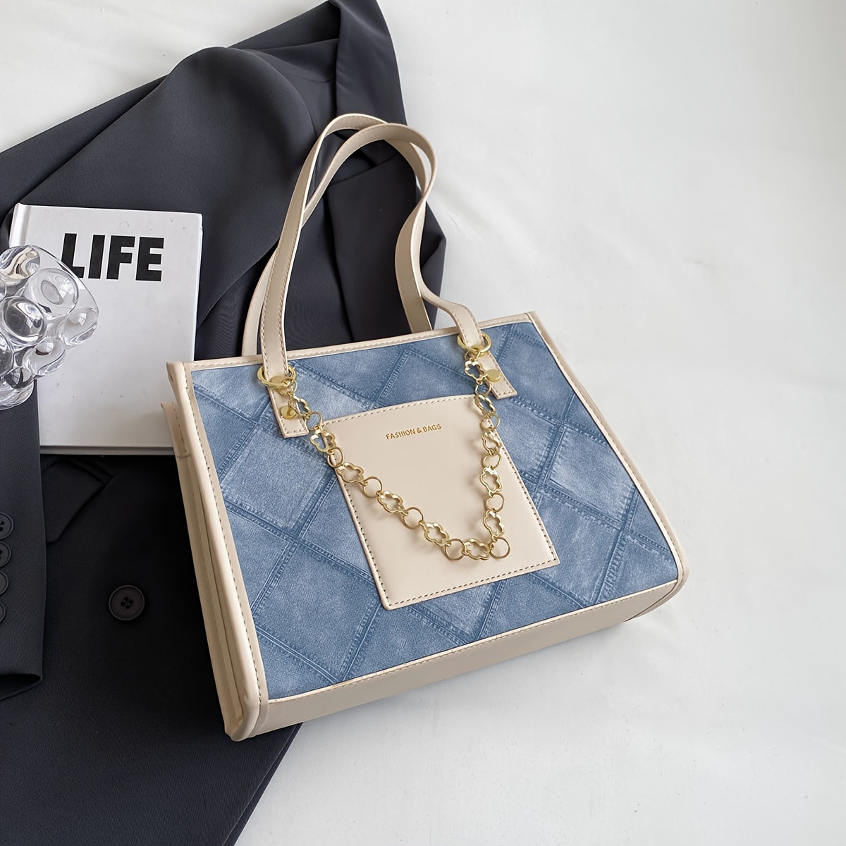 Spacious & Stylish Womens Tote Bag - Premium PU Leather, Large Capacity, Versatile Shoulder Handbag & Purse for Everyday Fashion