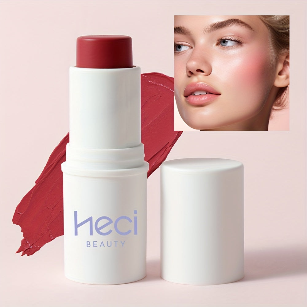 3-in-1 Waterproof Makeup Stick: Blush, Eyeshadow, Lipstick - Lasts All Day, Moisturizes & Brightens in Berry, Coral, Pink
