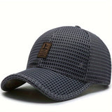 1pc Unisex Breathable Mesh Baseball Cap - Ideal for Outdoor Sports, Running, and Casual Wear