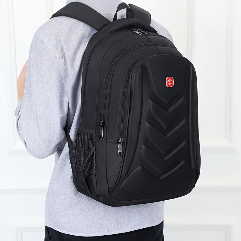 1pc New Shell Business Backpack Casual Men's Computer Bag Travel Backpack Student School Bag, Ideal choice for Gifts, School bags, Valentines Gifts