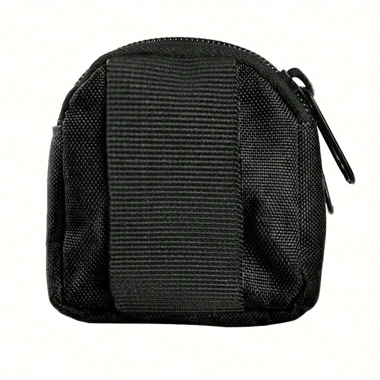 1pc Simple Black Outdoor Fanny Bag, Men's Waist Bag, Camping Bag, Casual Coin Purse, Men's Belt Bag, Money Card Case