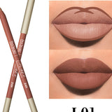 Long-Lasting Waterproof Lip Liner With High Pigment And Smooth Texture For Sweatproof Matte Lipstick And Correcting