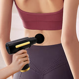 Ultra-long Battery Life, Four Kinds Of Massage Heads Can Be Replaced With Massage Guns MINI Convenient TYPE-C Electric Massager, Six-speed Adjustable Mute Fascia Gun, Multi-function Button Fascia Gun.