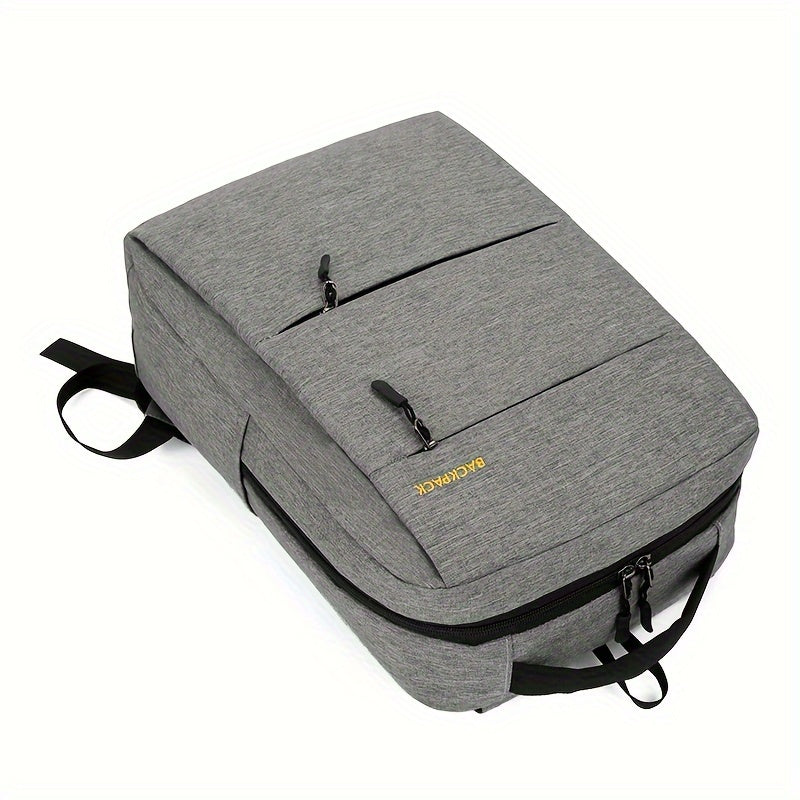 Korean Fashion Three-piece Set of Large-capacity Backpack, Simple and Trendy Backpack, Multifunctional School Bag for Men