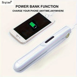 2-in-1 Wireless Mini Portable USB Hair Straightener Curling Iron - Intelligent Temperature Control, Anti-Scalding, Anion Care Hair, Large-Capacity Lithium Battery for Long-Lasting Life, Portable Charger for Travel and Party -