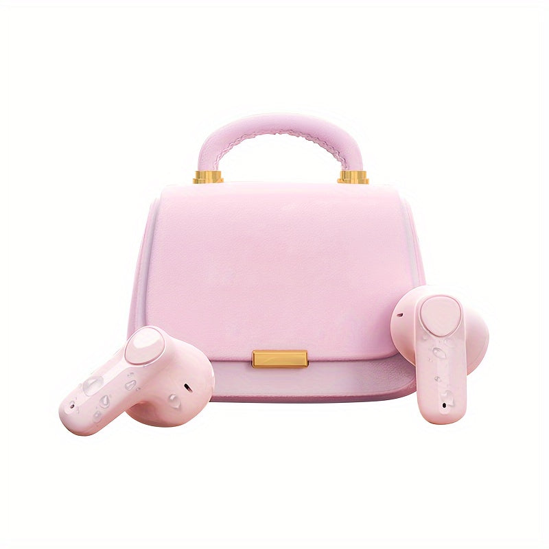 Fashion-Forward Active Noise-Cancelling Wireless Headset: Quick Charge, Touch Control, Gaming-Ready, Unique Handbag-Crafted Design for the Modern User